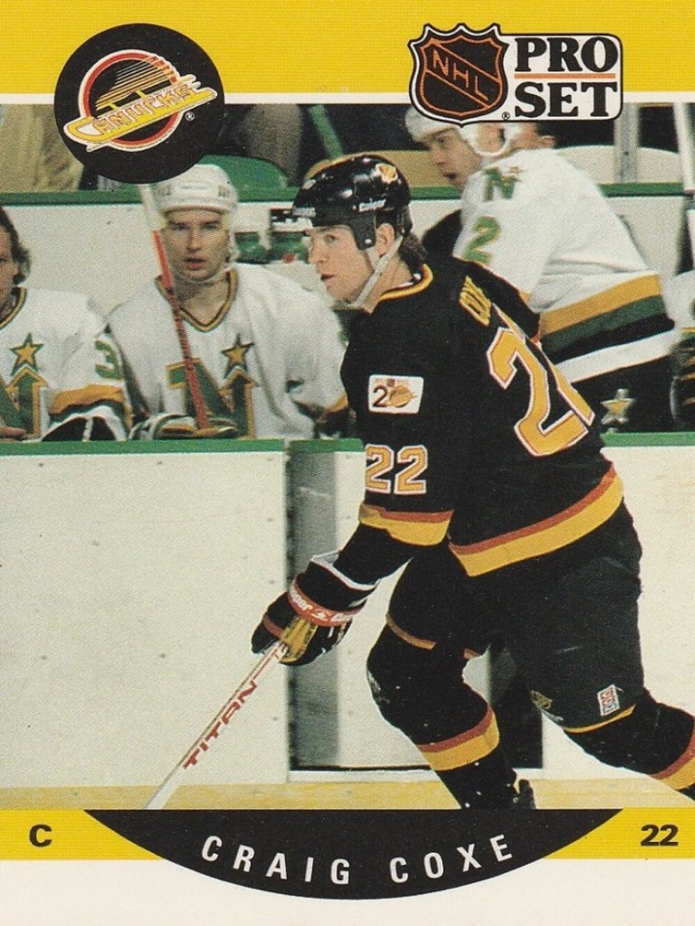 Craig Coxe - 1990 Pro Set Hockey Card